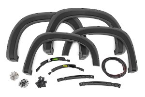 Chevrolet Silverado 1500 Pocket Fender Flares - Rough Country - G42 - White Sands - '22-'26